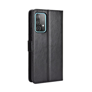 AMZER Horizontal Flip Leather Wallet Case with Holder & Card Slots & Photo Frame for Samsung Galaxy A52 5G - fommy.com