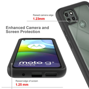AMZER Full Body Hybrid Armor Case for Motorola Moto G9 Power - fommy.com