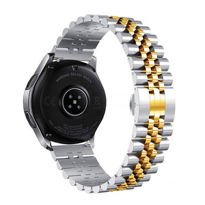 AMZER Five Beads Steel Replacement Strap Watchband for Samsung Galaxy Watch 3 45mm, Size: 22mm - fommy.com