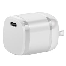 Load image into Gallery viewer, AMZER 20W USB-C / Type-C Single Port Wine Barrel Shape Travel Charger, US Plug