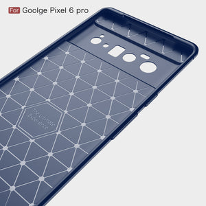 AMZER Brushed Carbon Fiber ShockProof TPU Case for Google Pixel 6 Pro
