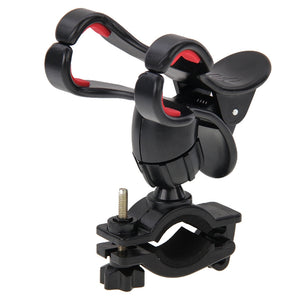 AMZER 360 Degree Rotation Universal Mobile Phone Bicycle Clip Holder Cradle Stand, Clip Support Phone Width: up to 10cm