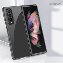 Load image into Gallery viewer, AMZER Electroplated Transparent Folding Case for Samsung Galaxy Z Fold3 5G