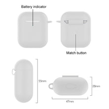 Load image into Gallery viewer, AMZER Silicone Skin Jelly Case With Carabiner Clip for Apple AirPods 1 / 2