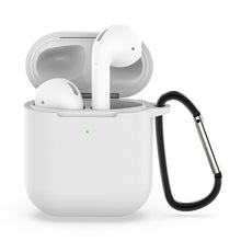 Load image into Gallery viewer, AMZER Silicone Skin Jelly Case With Carabiner Clip for Apple AirPods 1 / 2