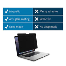 Load image into Gallery viewer, Easy On/Off Magnetic Privacy Screen Filter for MacBook Pro 14 ‎MKGR3LL/A (M1 Pro/ M1 Max) - pack of 2