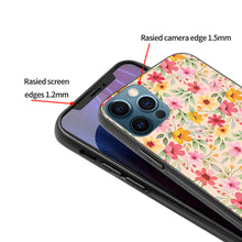 Load image into Gallery viewer, Motif Floral Glass Case Cover For iPhone 12 Pro Max