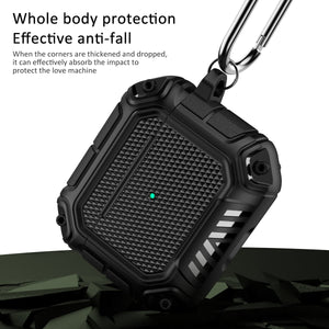 AMZER Diamond Shield Mecha TPU + PC Earphone Protective Case with Hook for AirPods 3