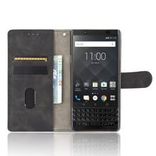 Load image into Gallery viewer, AMZER Horizontal Flip Leather Calf Texture Wallet Case for BlackBerry Keyone with Magnetic Buckle &amp; Card Slot Holder