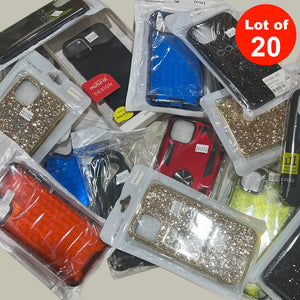 Lot wholesale 20 case for iPhone 11/12/13 phone mixed cases for resale bulk