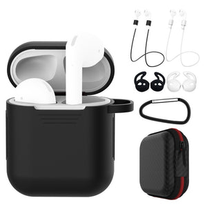 AMZER 7 in 1 Wireless Earphones Shockproof Silicone Protective Case for Apple AirPods 1 / 2