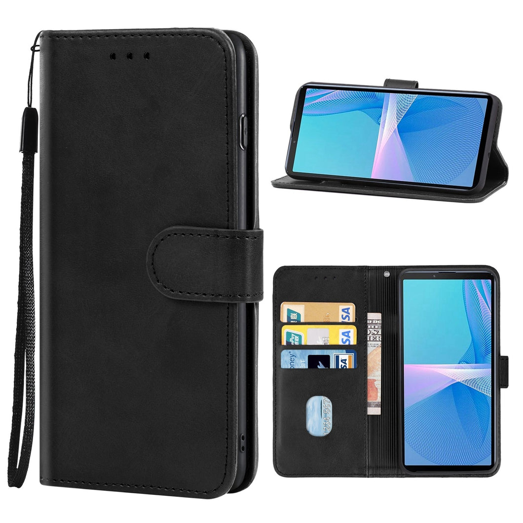 AMZER Horizontal Flip Leather Wallet Case For Sony Xperia 10 III Lite