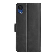 Load image into Gallery viewer, AMZER Dual-side Magnetic Buckle Horizontal Flip Leather Wallet Case with Holder &amp; Card Slots for Samsung Galaxy A03 Core