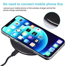 Load image into Gallery viewer, AMZER 15W Plaid Pattern Desktop Metal Round Wireless Charger