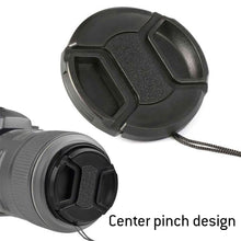 Load image into Gallery viewer, AMZER Snap-On Camera Lens Cap for Canon (Center Pinch)