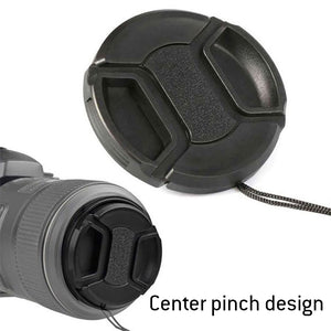 AMZER Snap-On Camera Lens Cap for Canon (Center Pinch)