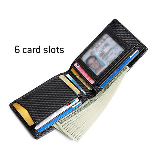 AMZER RFID Leather Wallet and Credit Card Holder for Use With AirTag