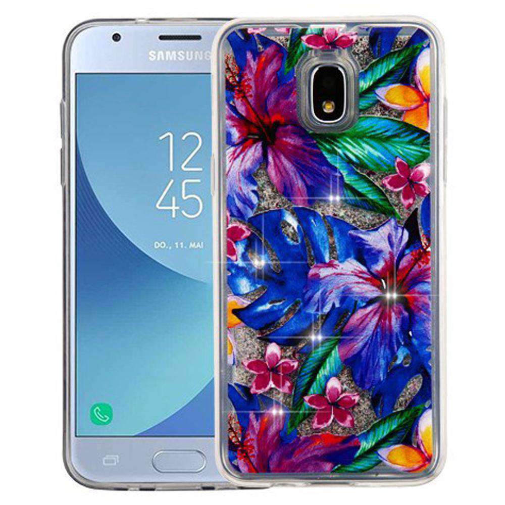 AMZER Quicksand Glitter Hybrid Protector Cover for Samsung Galaxy J3 2018 - fommy.com