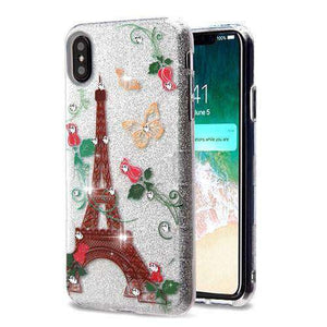 AMZER® Full Glitter Hybrid Protector Cover for iPhone Xs Max