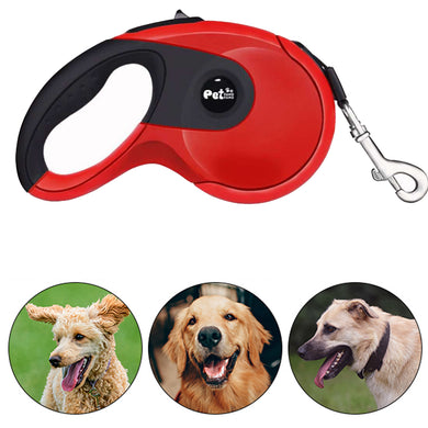 Pet Dogs High Quality Automatic Retractable Telescopic Rope ABS Rubber Non-slip Safety Chain Rope