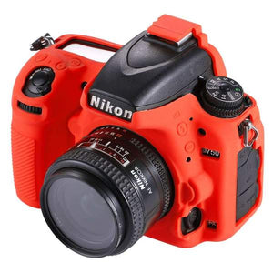 AMZER Soft Silicone Protective Case for Nikon D750 - Red