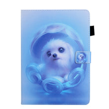 Load image into Gallery viewer, Coloured Dog Printed Cas with Holder for 10.2 Inch iPad 7th, 8th, 9th Gen