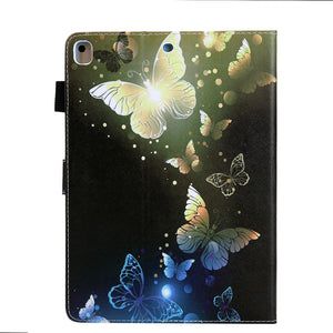 Sparkle Butterfly Printed Case with Photo Frame for 10.2 Inch iPad 7th, 8th, 9th Gen