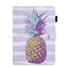 Load image into Gallery viewer, Pineapple Printed Flip Leather Case for 10.2 Inch iPad 7th, 8th, 9th Gen