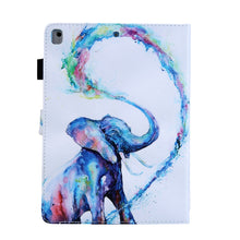 Load image into Gallery viewer, Elephant Printed Leather Case for 10.2 Inch iPad 7th, 8th, 9th Gen