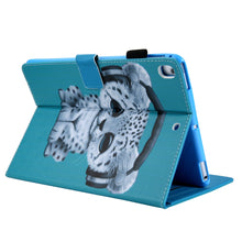 Load image into Gallery viewer, Cat Printed Blue Leather Case for 10.2 Inch iPad 7th, 8th, 9th Gen