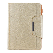 Load image into Gallery viewer, Gold Glitter Leather Cases for 10.2 Inch iPad 7th, 8th, 9th Gen