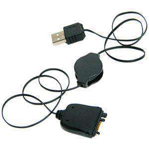 AMZER® USB Retractable Sync Data Cable For Treo
