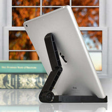 Load image into Gallery viewer, Universal Folding Desk Holder iPad Tablet Stand Mount