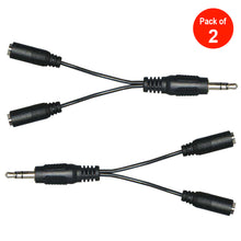 Load image into Gallery viewer, AMZER Handy 3.5mm Audio Splitter - pack of 2