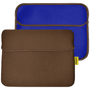 AMZER Reversible Neoprene Horizontal Sleeve Pouch Tablet Bag With Pocket Fits For iPad and Tablets upto 8 Inch