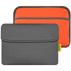 AMZER Reversible Neoprene Horizontal Sleeve Pouch Tablet Bag With Pocket Fits For iPad and Tablets upto 8 Inch