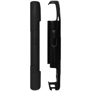 Amzer Double Layer Hybrid Case Cover with Kickstand for Nokia Lumia 1020 - Black