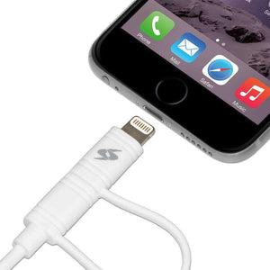 2-in-1 charging cable for iphone