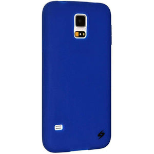 AMZER Silicone Skin Jelly Case for Samsung Galaxy S5 Neo SM-G903F - Blue