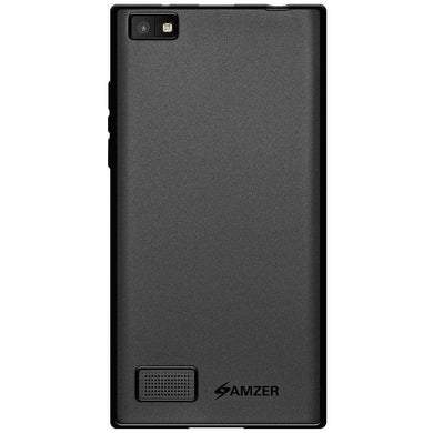 AMZER Pudding TPU Soft Skin Case for BlackBerry Leap - Black - fommystore