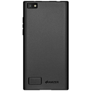 AMZER Pudding TPU Soft Skin Case for BlackBerry Leap - Black - fommystore