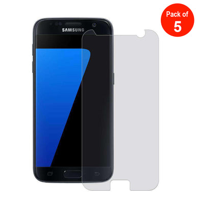 Premium Case Friendly Tempered Glass Screen Protector for Samsung GALAXY S7 - Clear - pack of 5