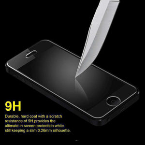 Premium Tempered Glass Screen Protector for iPhone 5 / iPhone 5s - Clear - fommystore