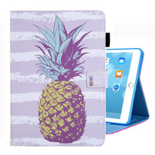 Load image into Gallery viewer, Pineapple Printed Flip Leather Case for 10.2 Inch iPad 7th, 8th, 9th Gen