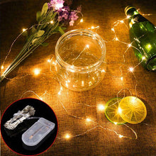 Load image into Gallery viewer, AMZER Fairy String Light 20 LED 2m Waterproof Button Battery Operated Festival Lamp Decoration Light Strip - fommystore