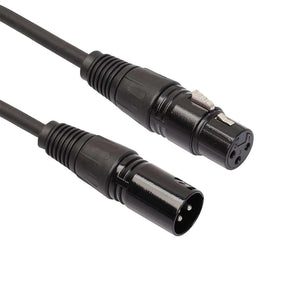 3-Pin XLR Male to XLR Female MIC Shielded Cable Microphone Audio Cord - 10m - fommystore
