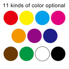 Load image into Gallery viewer, Pack of 1000 1-inch Round Shape Self-adhesive Color Coding Labels Circle Dot Stickers,11 Bright Colors,Print or Write Sheet(20 Sheet) - fommystore