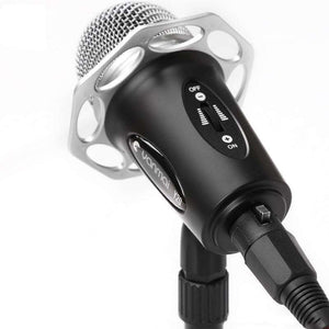 Professional Game Condenser Microphone  with Tripod Holder, Cable Length: 1.8m, Compatible with PC and Mac for  Live Broadcast Show, KTV, etc.(Black) - fommystore
