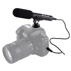 Professional Interview Condenser Video Shotgun Microphone with 3.5mm Audio Cable for DSLR & DV Camcorder