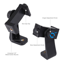 Load image into Gallery viewer, Universal Horizontal Vertical Shooting Phone Clamp Holder Bracket